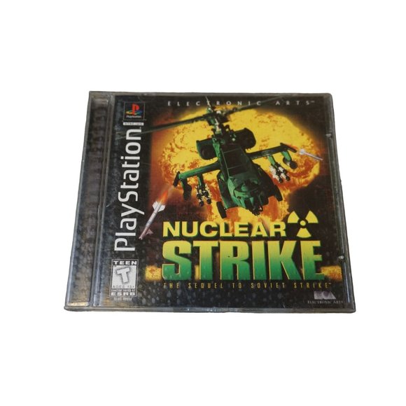 Sony Playstation Other - Nuclear Strike Sony PlayStation 1 PS1 1997 Black Label CIB Complete